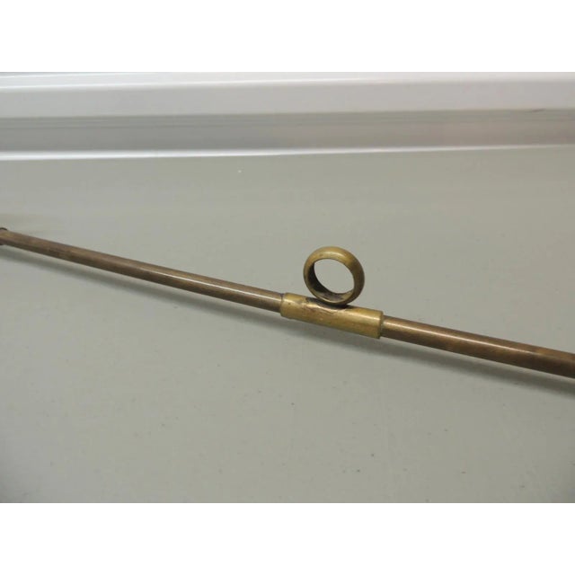 Victorian Monumental Brass Candle Snuffer for a Country Chandelier For Sale - Image 3 of 9