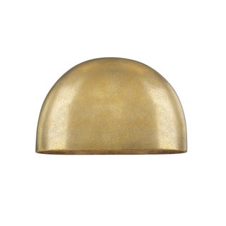 Hudson Valley Lighting Diggs 8.25 in. 1 Light Wall Sconce in Aged Brass Finish For Sale