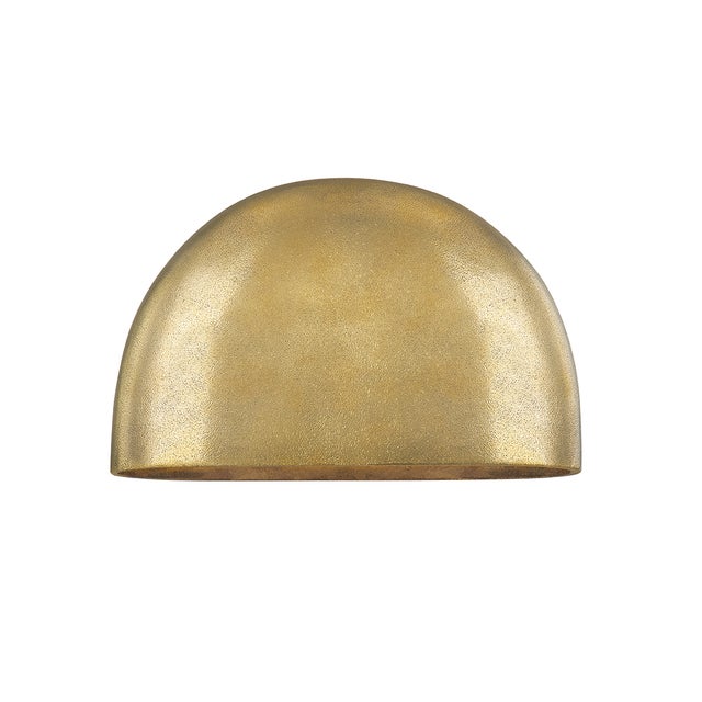 Hudson Valley Lighting Diggs 8.25 in. 1 Light Wall Sconce in Aged Brass Finish For Sale