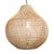 Natural hand woven wicker Bawang style hanging lantern. Beautiful warm glow when illuminated. Each may vary in natural...