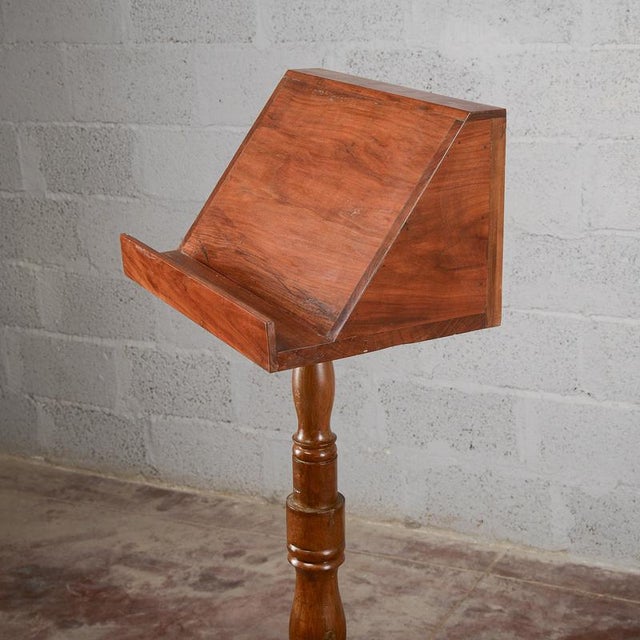 This wooden floor-standing lectern, remodeled in Art Deco style, combines the understated elegance of modernism with the...
