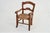 Antique French Provincial Style Rush Seat Child's Armchair For Sale - Image 4 of 11