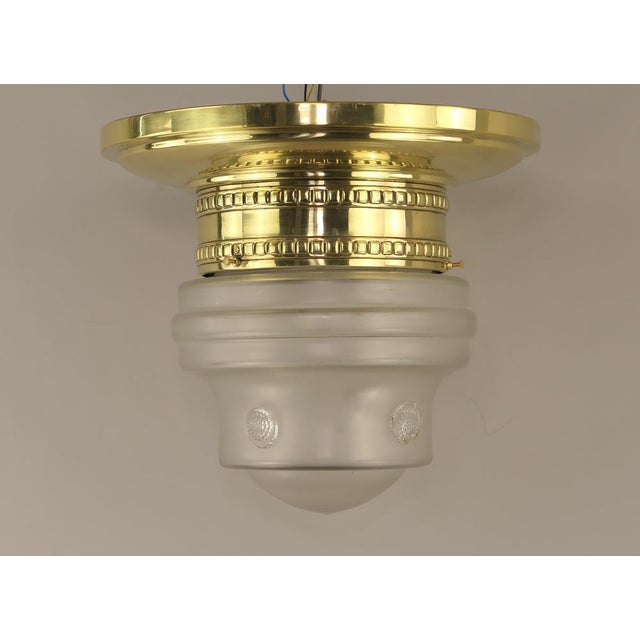 Vintage Art Deco Ceiling Light, 1920s For Sale - Image 9 of 12