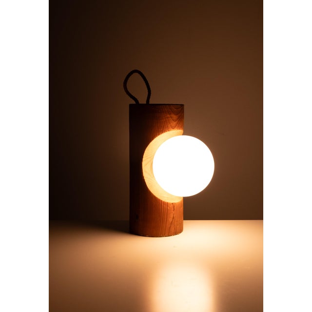 Swiss Brutalist Pine Pendant Lamp from Temde, 1960s For Sale - Image 11 of 13