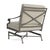 Not Yet Made - Made To Order Brown Jordan Venetian Motion Lounge Chair, Mica frame with Fusion Meadow fabric For Sale - Image 5 of 11