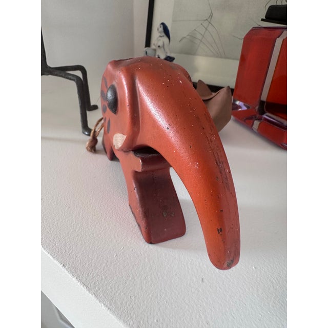 Art Deco Vindex Elephant Nut Cracker Cast Iron 9.5" For Sale - Image 3 of 6