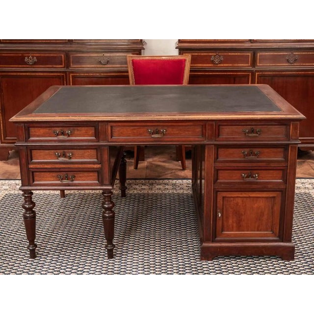 Antique French Louis XVI Neoclassical Writing Desk For Sale - Image 9 of 10