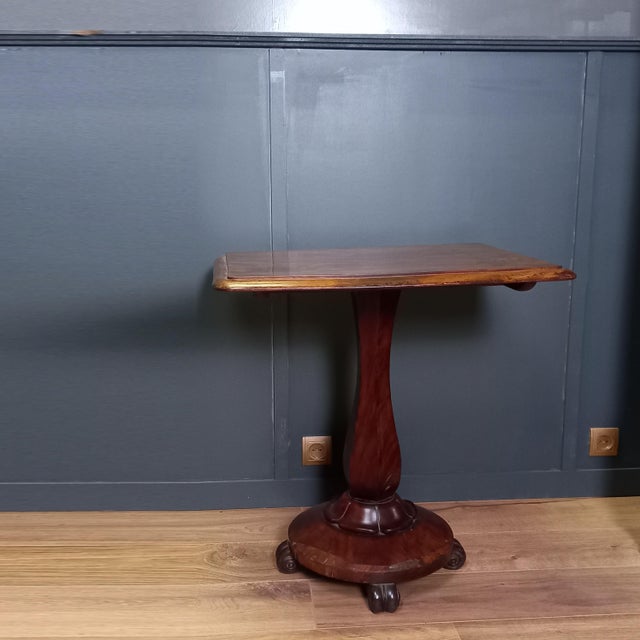 English Console Table in Mahogany For Sale - Image 5 of 10