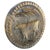 This fine and folky hand carved cow butter stamp is in fine condition.This comes from a private folk art collection and...