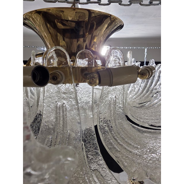 Murano Glass Ceiling Light, 1980s For Sale - Image 4 of 5