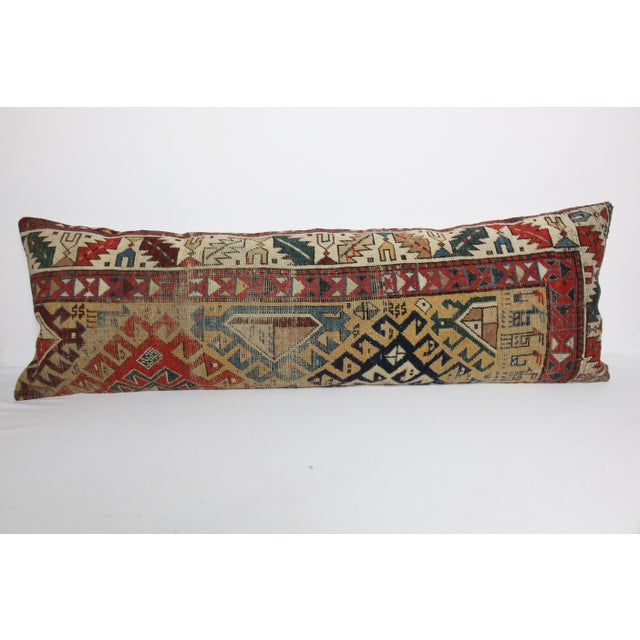 Here i am listing a 100% Handmade double knotted rug pillow cover, made from antique Persian tribal carpet rug. This’s a...