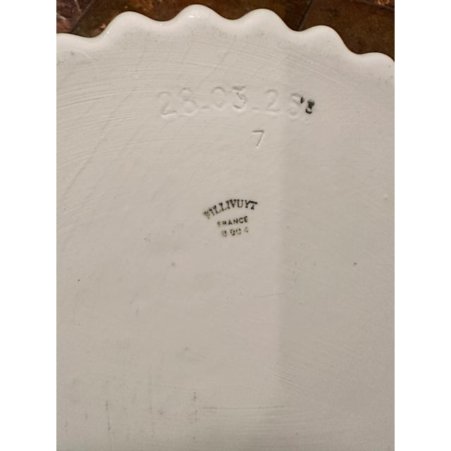 French French Culinaire Quiche Tart Round Porcelain Baking Dish For Sale - Image 3 of 7