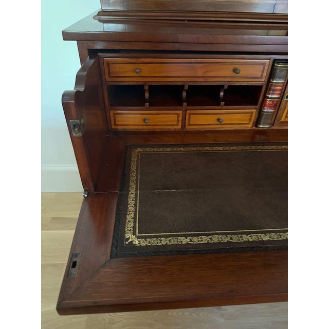 Georgian Mahogany Breakfront Secretary For Sale - Image 13 of 17