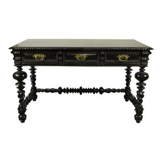 Early 20th Century Baroque-Style Writing Table For Sale