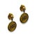 These exquisite earrings are a striking fusion of bold design and timeless elegance. Crafted in radiant gold, each earring...