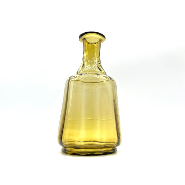 Mid-Century Modern Amber Glass Vase by Arthur Percy for Gullaskruf, Sweden, 1950s For Sale - Image 17 of 17