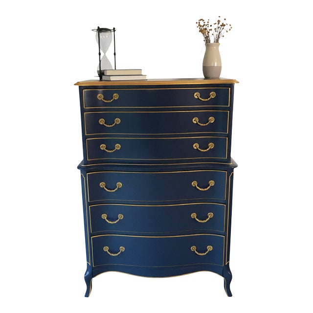 1950s Restored PermaCraft Chest on Chest Dresser For Sale