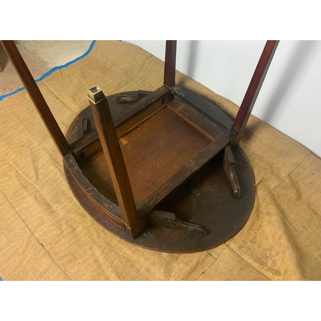 Late 18th Century George 111 Fiddleback Walnut Pembroke Table For Sale - Image 16 of 17