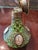 Antique Emerald Jade Green Opaline Crystal Perfume Bottle For Sale In Boston - Image 6 of 13