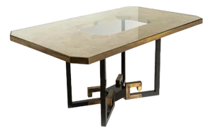 Italian Dining Table by Sandro Petti for Angolometallarte, 1970s