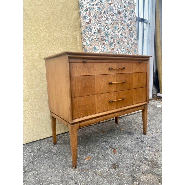 Mid-Century Modern piece, from the Century Furniture. •Mid-Century Modern design elements from the 1960s, such as clean...