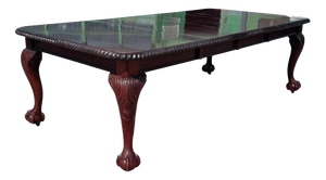 Chippendale Style Edwardian Extendable Dining Table