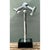 Late 20th Century Vintage Modernist Chrome Table Lamp After Robert Sonneman For Sale - Image 5 of 12