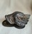 This is a rare vintage cast bronze desk note clip modeled after a sporting dog. From Vienna Austria, early 1900s this...