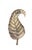 Hollywood Regency Unique Vintage Leaf Wall Candle Sconce For Sale - Image 3 of 8