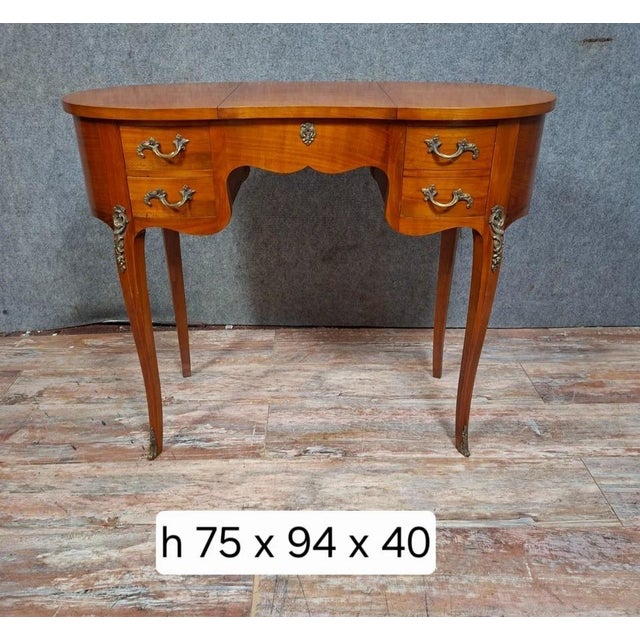 20th Century Louis XV Bean-Shaped Dressing Table For Sale - Image 6 of 9