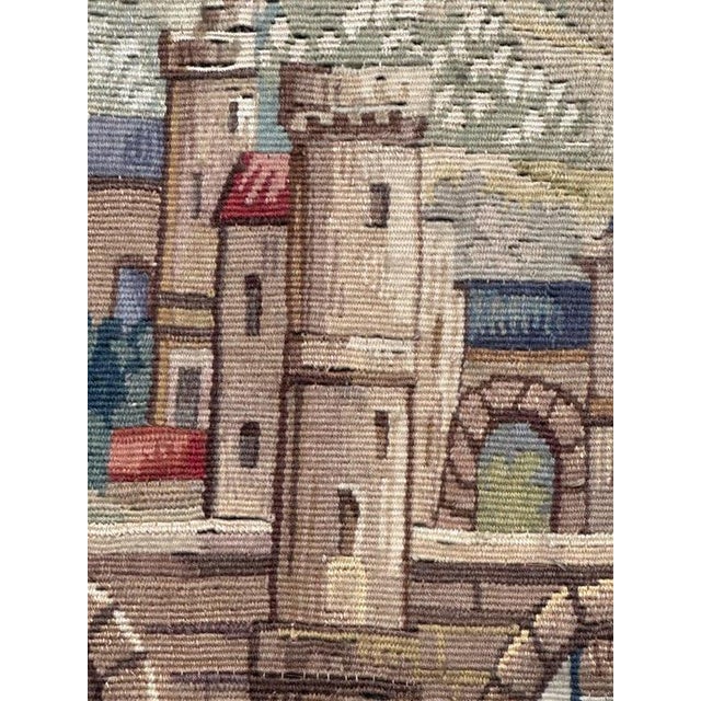 Vintage French Aubusson Tapestry, 1940s For Sale - Image 18 of 18