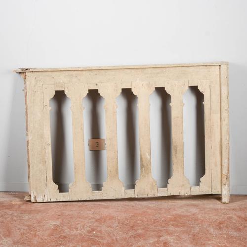 Wood Antique Wooden Balustrade Railing For Sale - Image 7 of 9