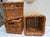 Farmhouse Earthy Rustic Wood Set of Storage Baskets, Set of Three For Sale - Image 3 of 6