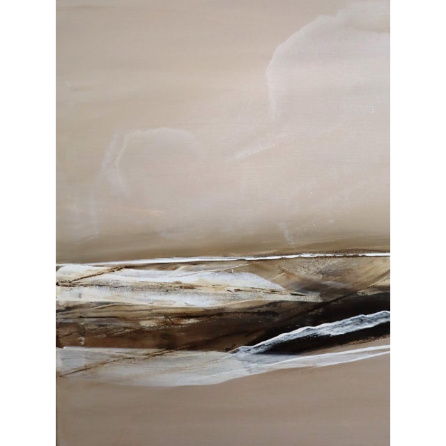 Contemporary Modernist 'Drift of Light' Swedish Original Abstract Landscape Oil Painting, Framed For Sale - Image 10 of 13