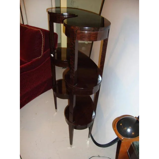 Jonathan Charles Kidney Shaped 3-Tier Etagere For Sale - Image 5 of 8