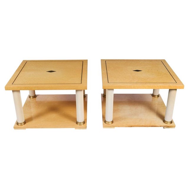 Vintage Biedermeier Birdseye Maple Coffee Tables from Harrods, 20th Century, Set of 2 For Sale - Image 17 of 17