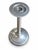 Italian pewter candlestick by Arte Italica with a soft silver-gray finish and substantial round base. An elegant accent...
