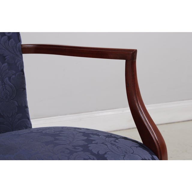 Hickory Chair Federal Style High Back Lolling Chair For Sale - Image 13 of 18
