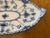 Royal Copenhagan 1960s Royal Copenhagen Blue Fluted Full Lace Oval Dish For Sale - Image 4 of 6