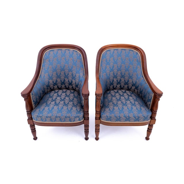 Antique Bergère Armchairs, France, 1880s, Set of 2 For Sale - Image 10 of 16