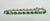 2020s 12 Ct Natural Pear Shape Tsavorite Cocktail Tennis Bracelet 14 Kt White Gold 7" For Sale - Image 5 of 8