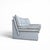 Vintage Nicoletti Italia Postmodern Gray Leather Loveseat, Italy, 1980s For Sale - Image 4 of 18