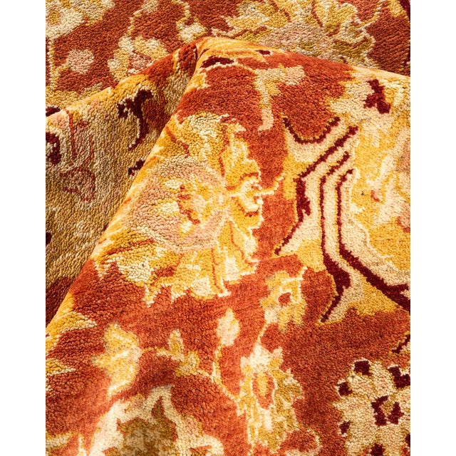 Textile Eclectic, One-of-a-Kind Hand-Knotted Area Rug - Pink, 8' 1" x 10' 2" For Sale - Image 7 of 8