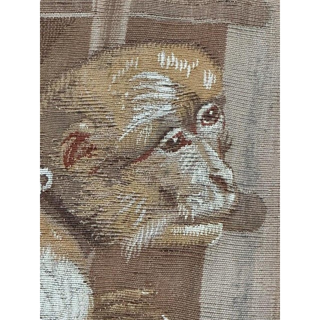 Antique Spanish Royal Manufactury Tapestry, 1890s For Sale - Image 9 of 18
