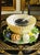 Contemporary 1990s Capiz Shell Bowl and Plate Set. Translucent Coastal Decorative Shell Ware For Sale - Image 3 of 3