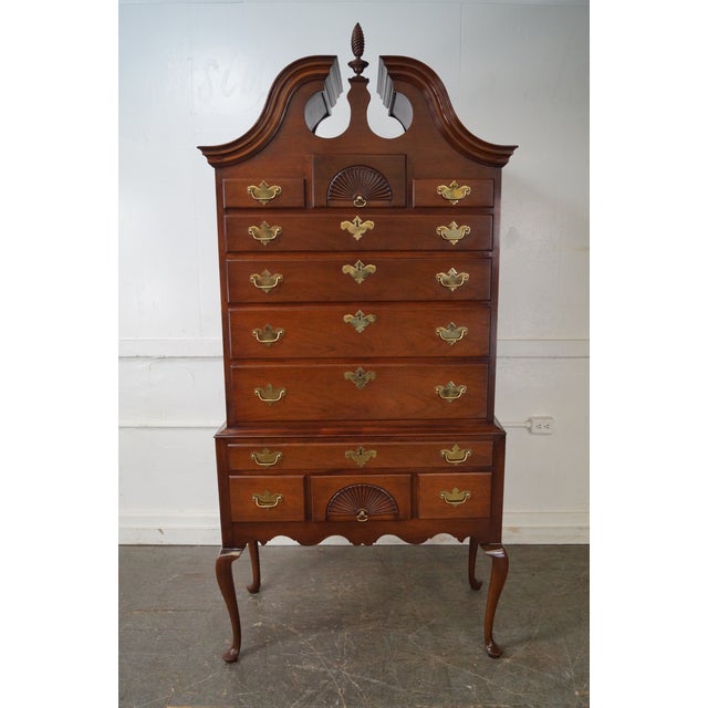 Hickory Chair Mahogany Queen Anne Highboy by Historical James River