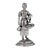 19th Century German Silver Figure of a Fruit Seller, 1880 For Sale