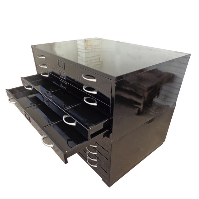 Black Architectural Drafting Flat File Chairish