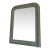 Antique French Louis Philippe Mirror – Green and Gold, Late 19th Century For Sale