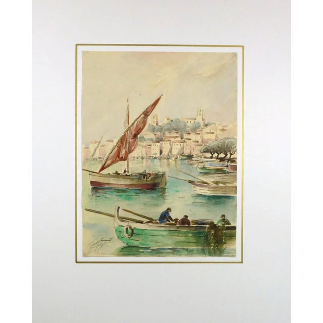 Gaston Coursaget, Bay of Cannes For Sale - Image 4 of 5